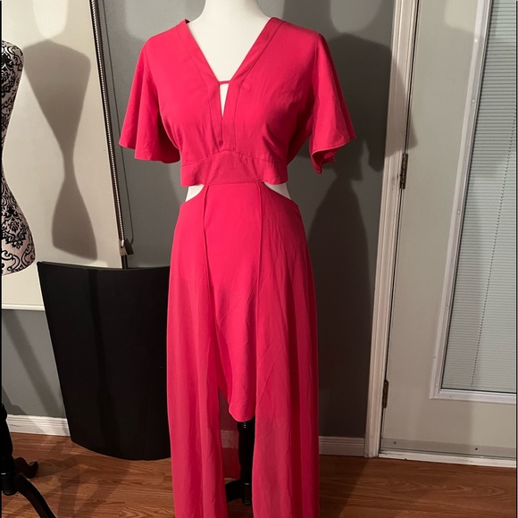 XOXO Raspberry Coloured Dress Size Medium - Picture 1 of 16